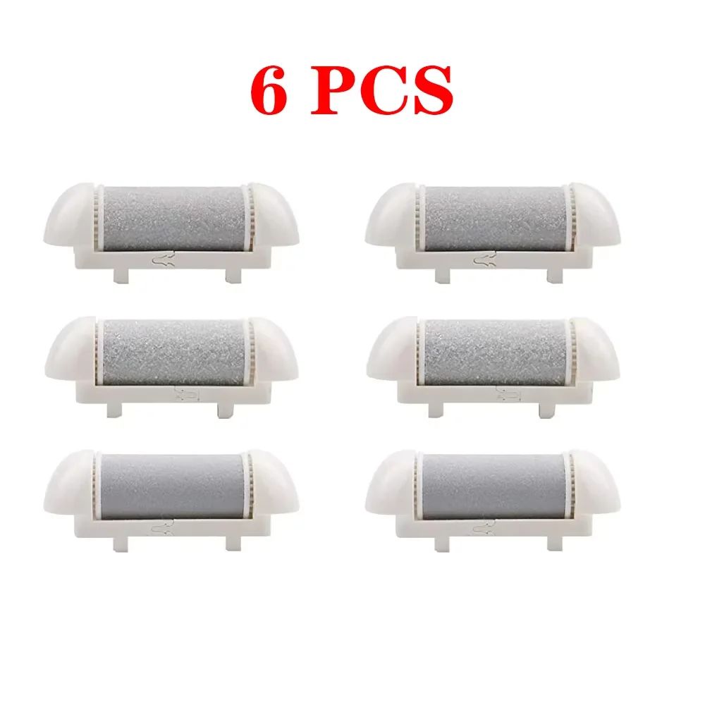6 Pcs Foot Callus Remover Roller Refills Hard Skin Remover Replacement Heads For Cracked Heels Cal 14