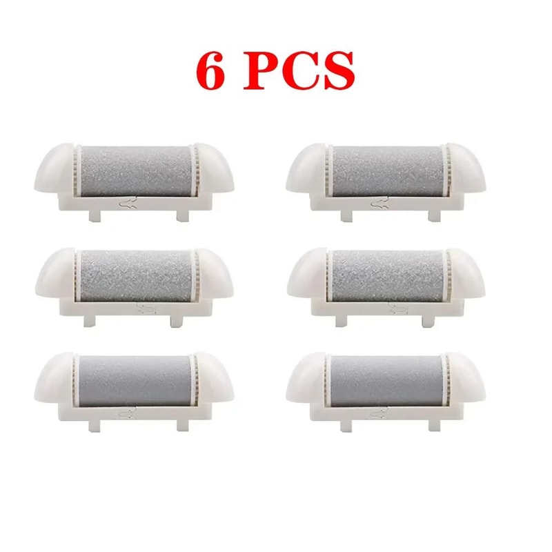 6 Pcs Foot Callus Remover Roller Refills Hard Skin Remover Replacement Heads For Cracked Heels Cal 14