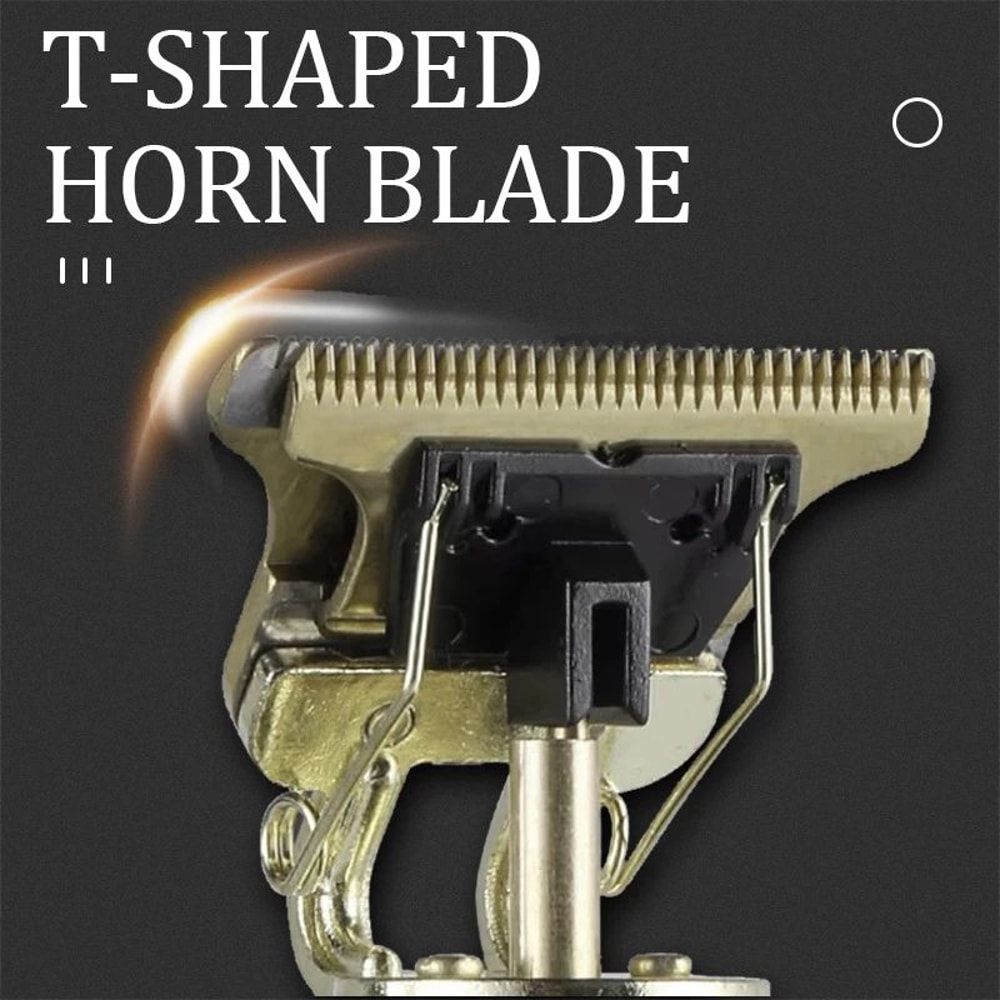 T9 Professional Hair Clipper Cordless USB Rechargeable Beard Hair Trimmer For Men Precision Barbe 5