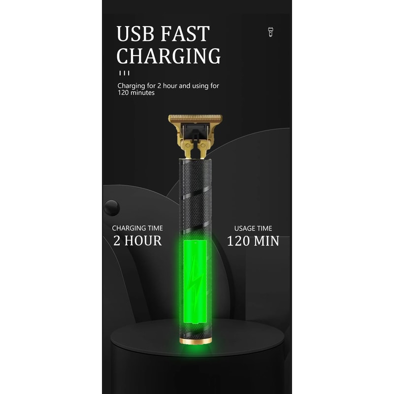 T9 Professional Hair Clipper Cordless USB Rechargeable Beard Hair Trimmer For Men Precision Barbe 14
