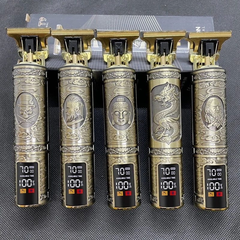 Mens T9 Electric Hair Trimmer Professional Barber Clipper For Haircuts Beard Shaping Precision C 0