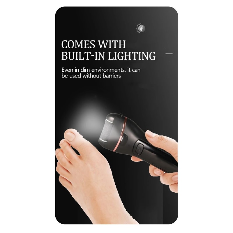 Rechargeable Electric Foot File Callus Remover Powerful Heel Grinder For Dead Skin Cracked Heels 9