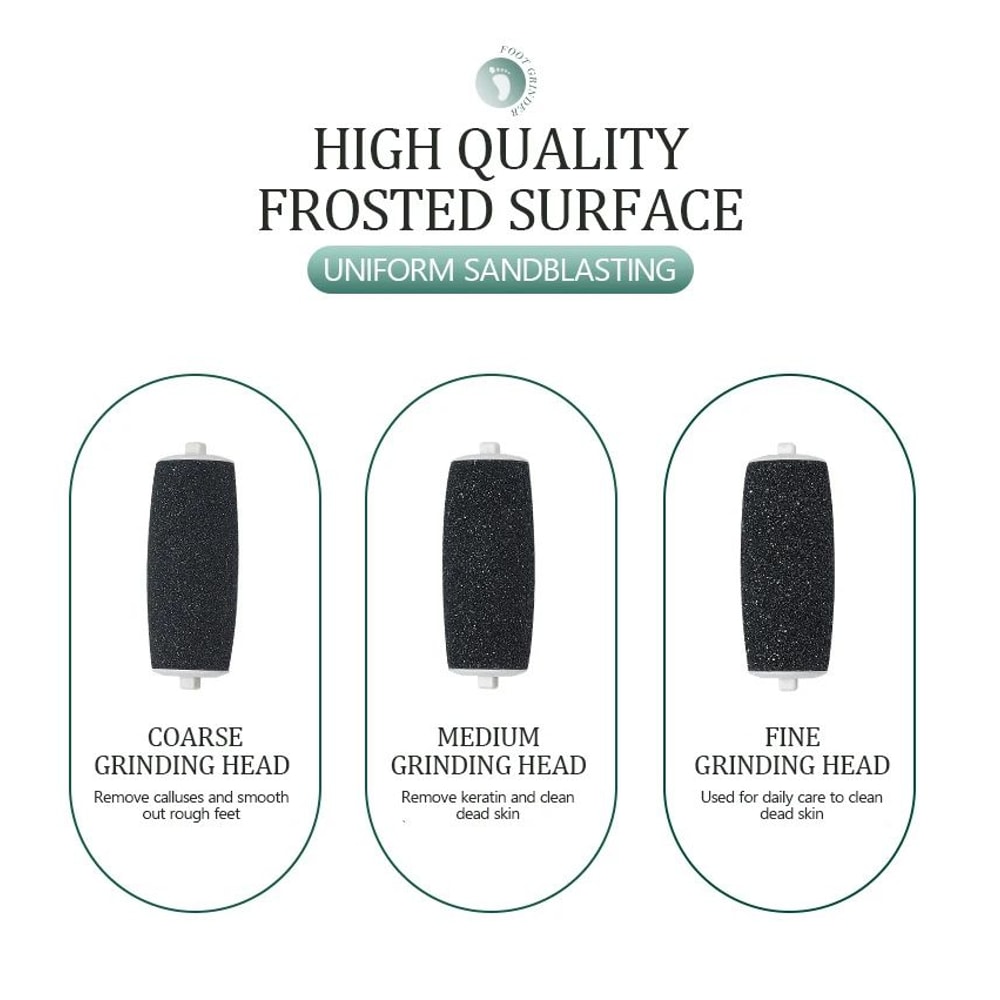 Rechargeable Electric Foot File Callus Remover Powerful Heel Grinder For Dead Skin Cracked Heels 11