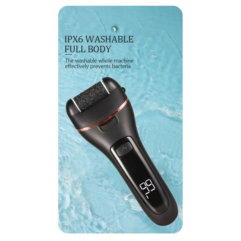 Rechargeable Electric Foot File Callus Remover Powerful Heel Grinder For Dead Skin Cracked Heels 13