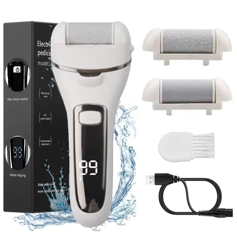 Rechargeable Electric Foot File Callus Remover Powerful Heel Grinder For Dead Skin Cracked Heels 22