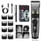 Waterproof Professional Hair Clipper Rechargeable Electric Trimmer With LED Display Barber Hair Cu 0