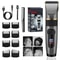 Waterproof Professional Hair Clipper Rechargeable Electric Trimmer With LED Display Barber Hair Cu 0