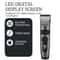 Waterproof Professional Hair Clipper Rechargeable Electric Trimmer With LED Display Barber Hair Cu 4