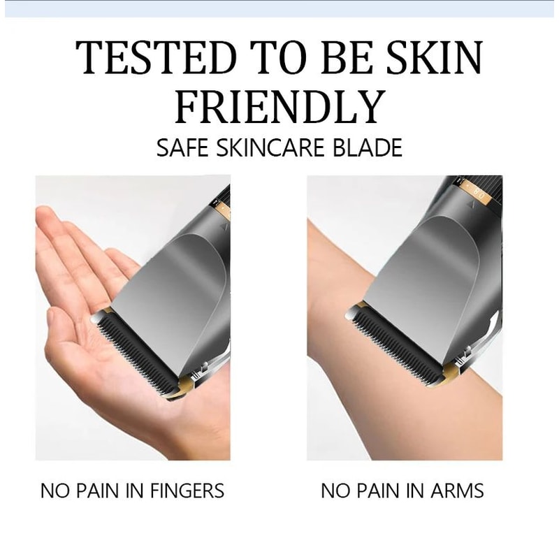 Waterproof Professional Hair Clipper Rechargeable Electric Trimmer With LED Display Barber Hair Cu 7