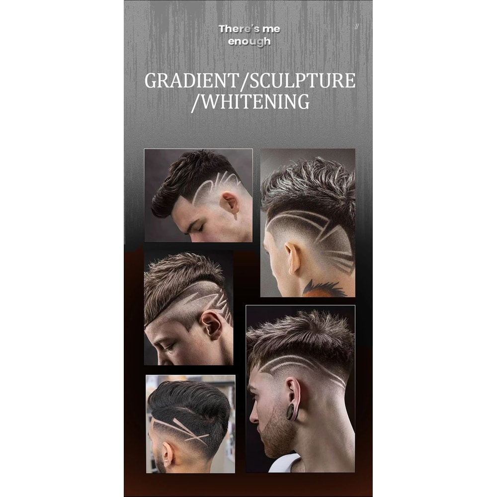 Waterproof Professional Hair Clipper Rechargeable Electric Trimmer With LED Display Barber Hair Cu 14