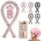 NoHeat Silk Curling Rod Headband Heatless Overnight Hair Curler Ribbon Soft Sleeping Curlers For W 0