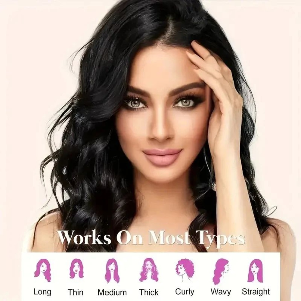 NoHeat Silk Curling Rod Headband Heatless Overnight Hair Curler Ribbon Soft Sleeping Curlers For W 2