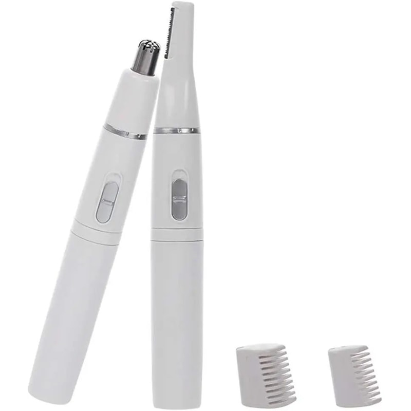 4in1 Nose Hair Trimmer For Men Women Battery Powered Ear Eyebrow Trimmer Portable Beard Detail G 1