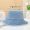 Trendy Women Summer Bucket Hat Breathable Denim Sun Hat For Beach Travel Outdoor Fisherman Hat Fo 5