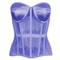 Strapless Corset Bustier For Women Breathable Mesh Boned Bodice With Bra LaceUp Tummy Control Wais 12