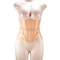 Womens Underbust Mesh Corset Crop Boned LaceUp Waist Slimming Bodice Breathable Tummy Control Wais