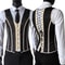 Mens Vintage Corset Waistcoat LaceUp Boned Abdomen Shaping Vest Tummy Control Waist Girdle For For 20