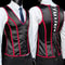 Mens Vintage Corset Waistcoat LaceUp Boned Abdomen Shaping Vest Tummy Control Waist Girdle For For 25