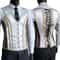 Mens Vintage Corset Waistcoat LaceUp Boned Abdomen Shaping Vest Tummy Control Waist Girdle For For 27