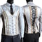 Mens Vintage Corset Waistcoat LaceUp Boned Abdomen Shaping Vest Tummy Control Waist Girdle For For 27