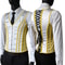 Mens Vintage Corset Waistcoat LaceUp Boned Abdomen Shaping Vest Tummy Control Waist Girdle For For 11
