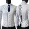 Mens Boned Abdomen Corset Vest Vintage Floral Slimming Waistcoat For Stomach Control Elegant Gothi