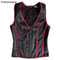 Mens Boned Abdomen Corset Vest Vintage Floral Slimming Waistcoat For Stomach Control Elegant Gothi