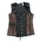 Mens Boned Abdomen Corset Vest Vintage Floral Slimming Waistcoat For Stomach Control Elegant Gothi