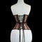 Women Steel Boned Underbust Mesh Corset LaceUp Waist Trainer Bustier For Shaping Stage Costume 0