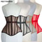Women Steel Boned Underbust Mesh Corset LaceUp Waist Trainer Bustier For Shaping Stage Costume 5