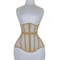 Women Steel Boned Underbust Mesh Corset LaceUp Waist Trainer Bustier For Shaping Stage Costume 6