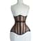 Women Steel Boned Underbust Mesh Corset LaceUp Waist Trainer Bustier For Shaping Stage Costume 8