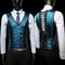 Mens Boned Corset Vest Body Shaper Flat Stomach Waist Girdle For Abdominal Slimming PushUp Suppor 19