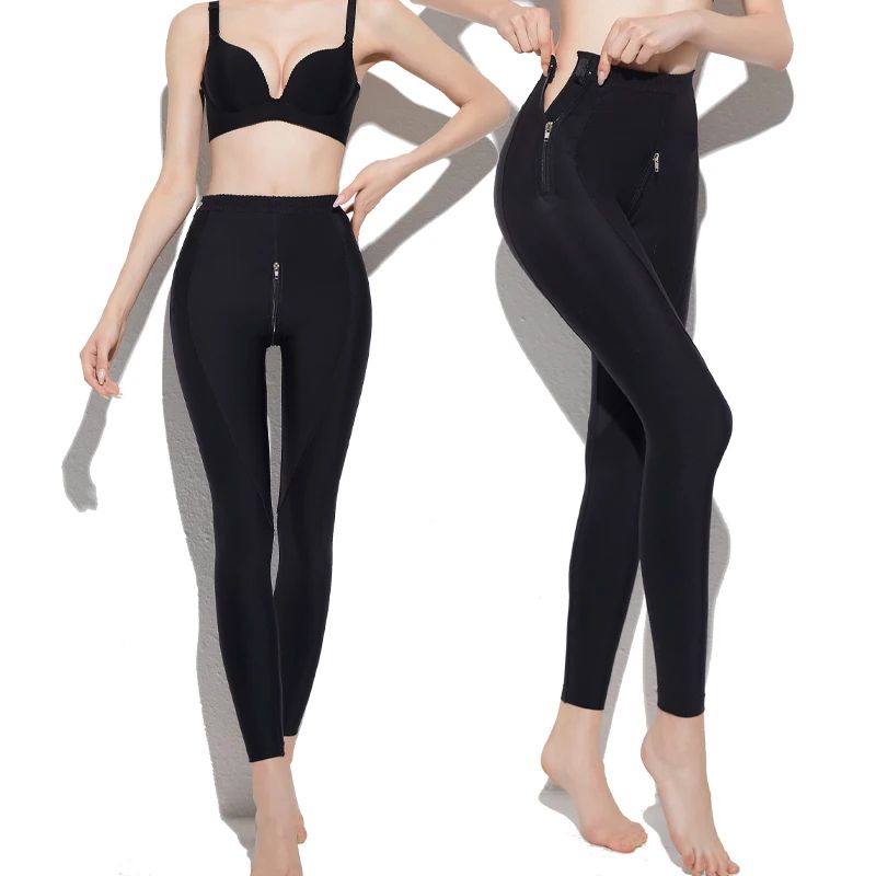 Womens PostLiposuction Compression Shapewear Thigh Belly Control Recovery Pants Medical Body Shap 21