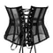 Womens Mesh Boned Corset Bustier PushUp Shaping Transparent Bodice For Waist Slimming Dress Outwe