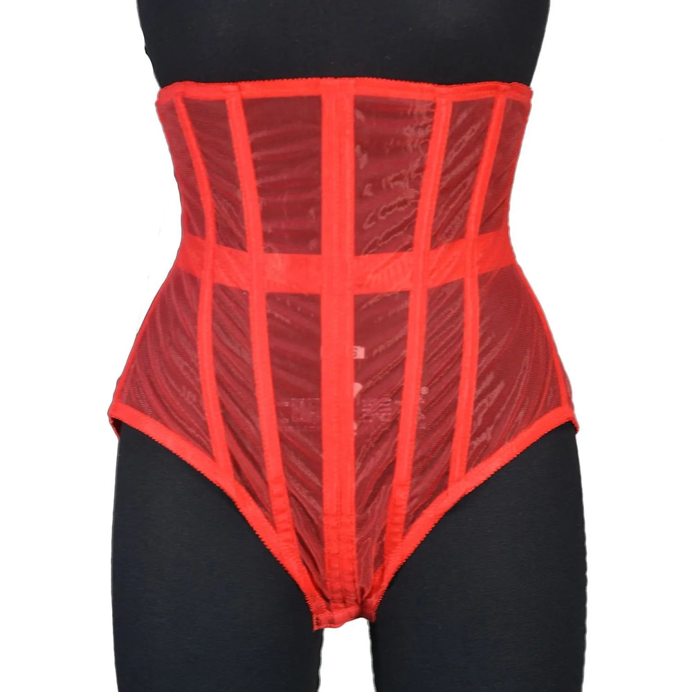 Womens Mesh Boned Corset Bustier PushUp Shaping Transparent Bodice For Waist Slimming Dress Outwe