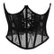 Womens Mesh Boned Corset Bustier PushUp Shaping Transparent Bodice For Waist Slimming Dress Outwe