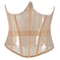 Womens Mesh Boned Corset Bustier PushUp Shaping Transparent Bodice For Waist Slimming Dress Outwe