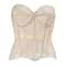 Womens Mesh Boned Corset Bustier PushUp Shaping Transparent Bodice For Waist Slimming Dress Outwe