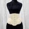 Womens Fancy Underbust Lace Corset Bustier Gold Boned LaceUp Waist Trainer Vintage Lolita Bodice F 9