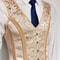 Mens Corset Vest Waistcoat Beige Floral Boned LaceUp Waist Trainer Tight Formal Dress Vest For Wed 2