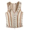 Mens Corset Vest Waistcoat Beige Floral Boned LaceUp Waist Trainer Tight Formal Dress Vest For Wed 6
