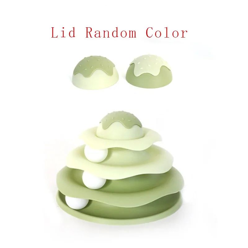 Interactive Cat Toy Turntable Teasing Stick Tunnel Set 7