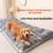 Extra Large Plush Dog Bed Sofa Thickened Super Soft Polyester Pet Mat Dog Crate Mat For Large Dog 0