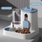 2in1 Automatic Cat Feeder Water Dispenser Set Tilted Gravity Food Feeder And Waterer For Cats Sma 6