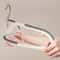 10 Pcs Space Saving Short Neck Clothes Hanger Narrow Low Hanger Storage With AntiShoulder Corner 3