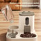 Automatic Dog Cat Feeder And Water Dispenser Set Gravity Food Feeder And Waterer With Pet Food Bow 1