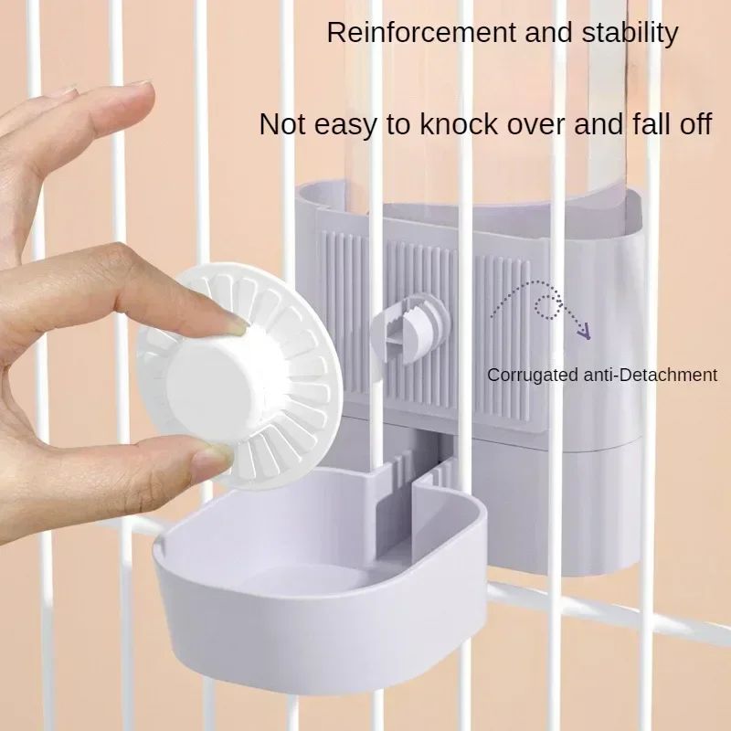 Rabbit Water Feeder For Cage Hanging Automatic Water Dispenser Bottle Bowl 17oz For Hamster Hedgeh 2