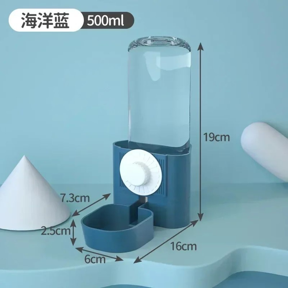 Rabbit Water Feeder For Cage Hanging Automatic Water Dispenser Bottle Bowl 17oz For Hamster Hedgeh 6