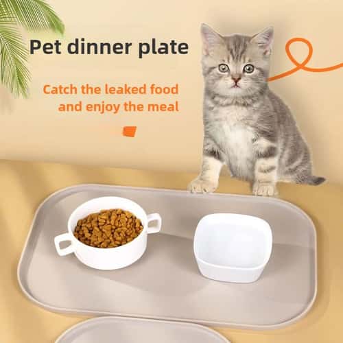 Anti-Dirty Cat Litter Mat – Non-Slip Easy to Clean Litter Trapping Mat for Cats